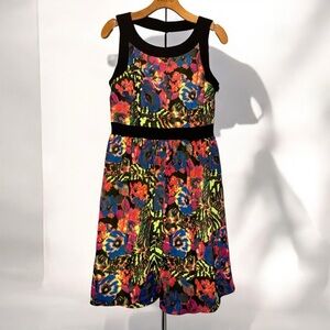 Marc New York Andrew Marc Watercolor Floral Halter Dress size 12